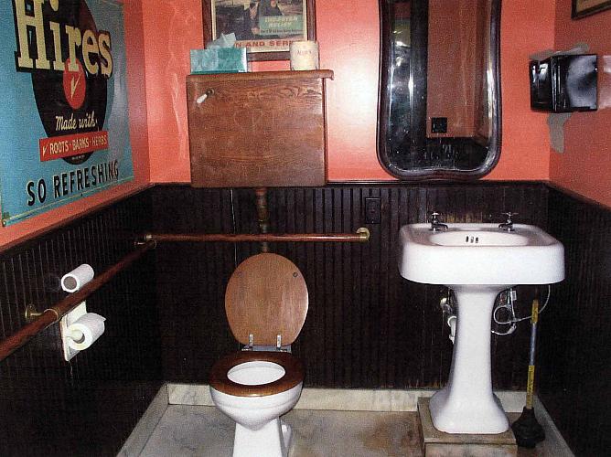 Restroom in Yesterdog on Wealthy Street