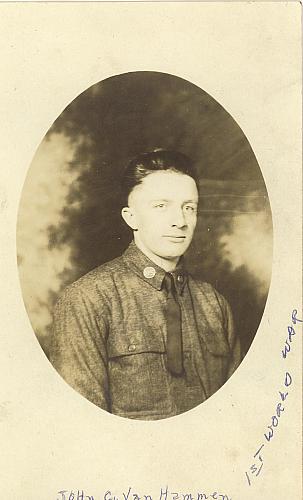John VanHammen, WWI