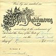 Jesiek-Baker Marriage Certificate