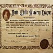 Anti Child Slavery League Certificate