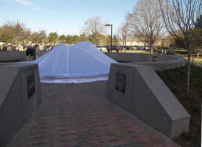 Spirit of Solidarity Monument Before Unveiling