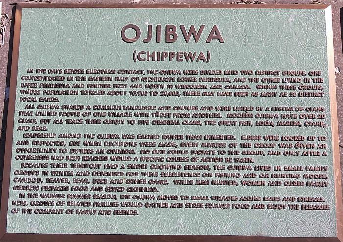 Ojibwa (Chippewa) Indian Plaque