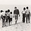 Blodgett Campers Walk the Beach