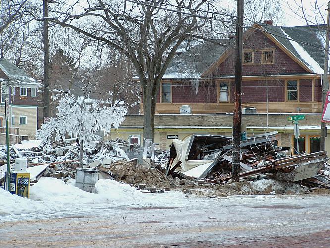 Eastown Explosion, Looking SW