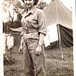 WWII US Army Nurse Joy Lillie in Field Hospital Uniform