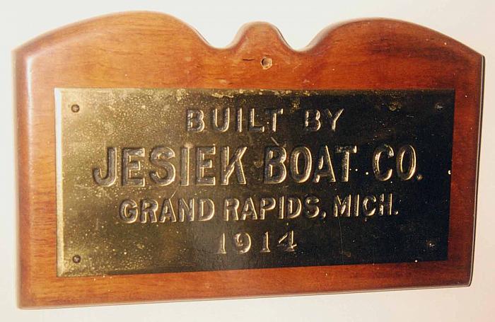 Jesiek Company - Boat Plaque