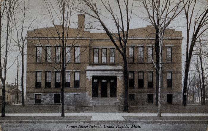 Turner Street School Rebuilt After the Fire