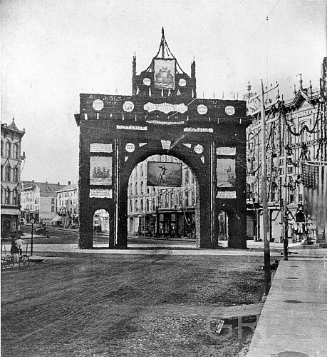 Centennial Arch, View from Canal St.