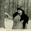 Etta Smith Wilson with Chickadee