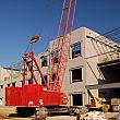 Construction of Cesar E. Chavez Elementary School, Looking West