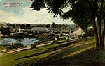 Lake and Greenhouses