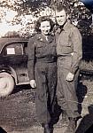 Joy and Russ Lillie in Military Uniforms