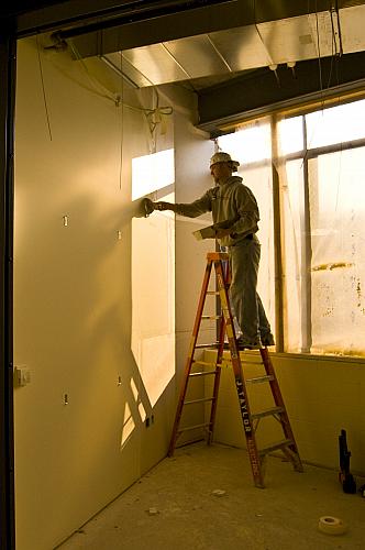 Construction of Cesar E. Chavez Elementary School, Interior