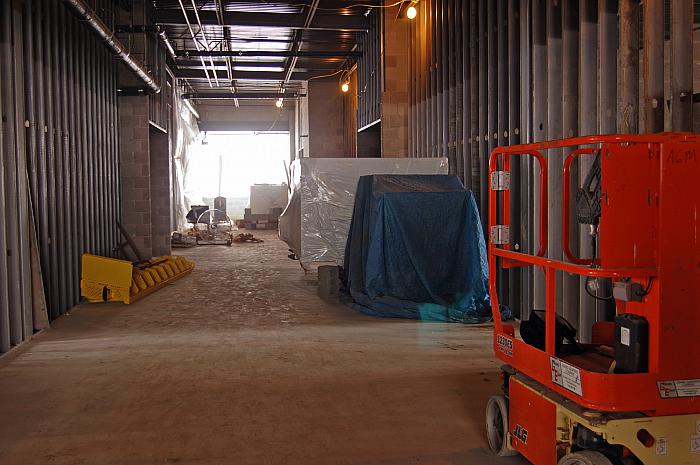 Construction of Cesar E. Chavez Elementary School, Interior