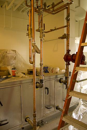 Construction of Cesar E. Chavez Elementary School, Interior