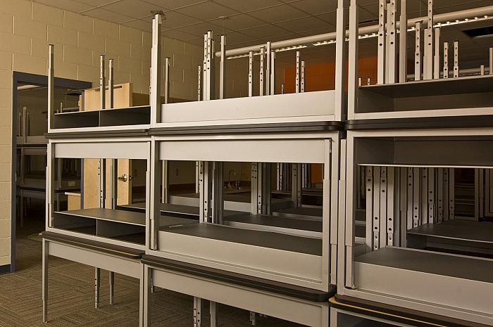 Construction of Cesar E. Chavez Elementary School, Interior