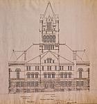 Kent County Court House, Elevation on the Alley