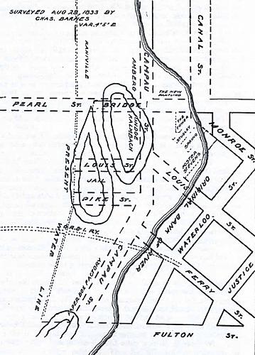 Grand River Map, Before and After