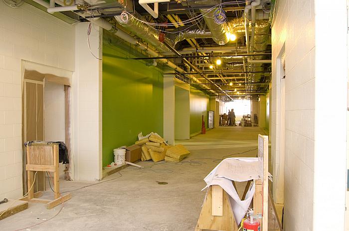 Construction of Cesar E. Chavez Elementary School, Interior