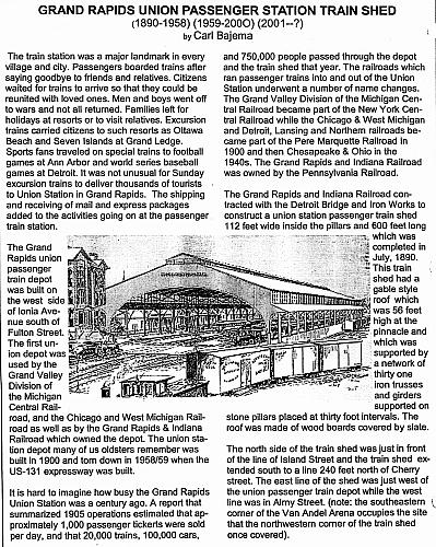 Grand Rapids Union Station Train Shed, part 1