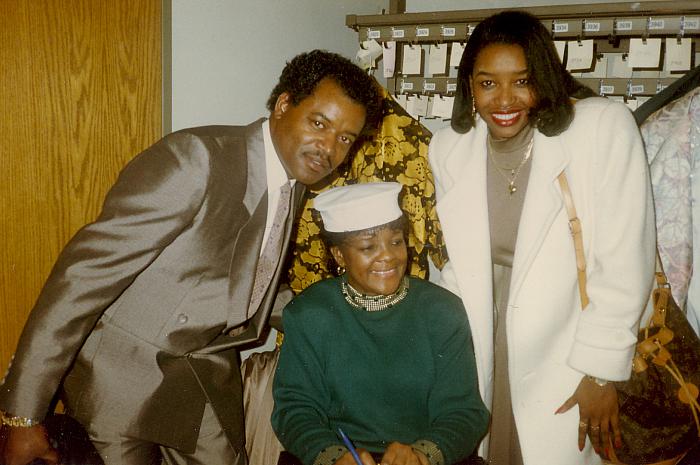 Eddie and Joe Rucker with Shirley Caesar