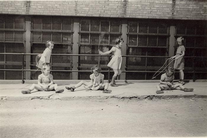 Girls on the playground