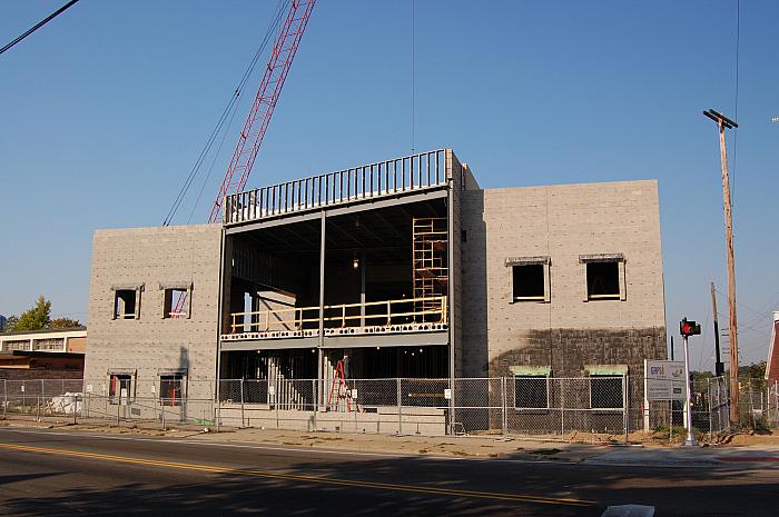 Construction of Cesar E. Chavez Elementary School, Grandville Ave.