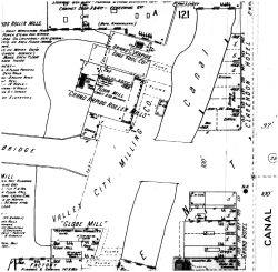 1893 Sanborn map canal